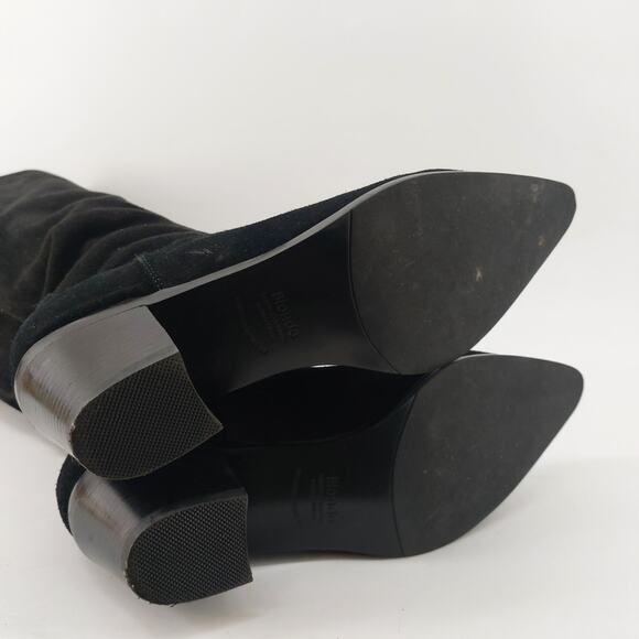 Blondo Womens Knee High Black Boots Block Heel 9M Waterproof - Picture 12 of 16